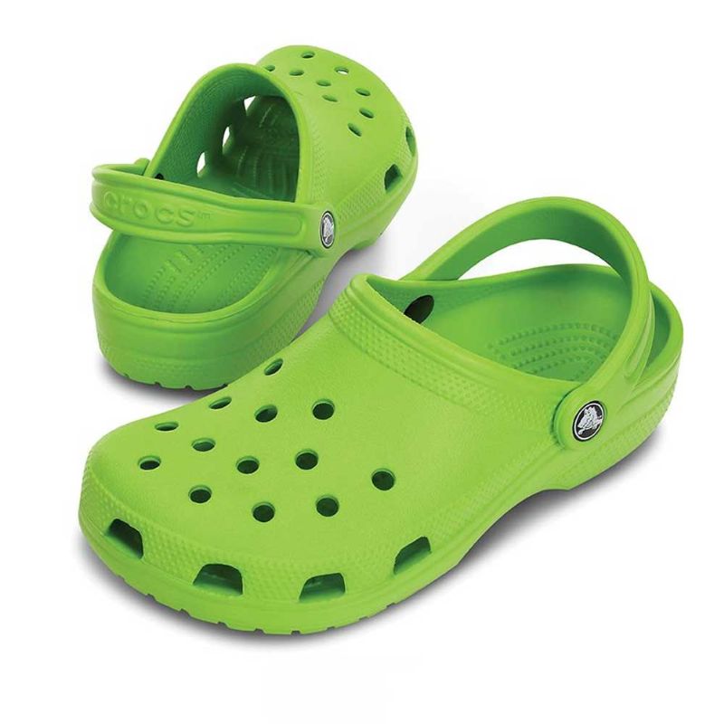 Crocs Kids Cayman Clog Volt Green UK 3 EUR 34-35 US J3 (10006-395)